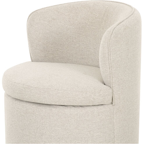 Dane Beige Swivel Dining Chair